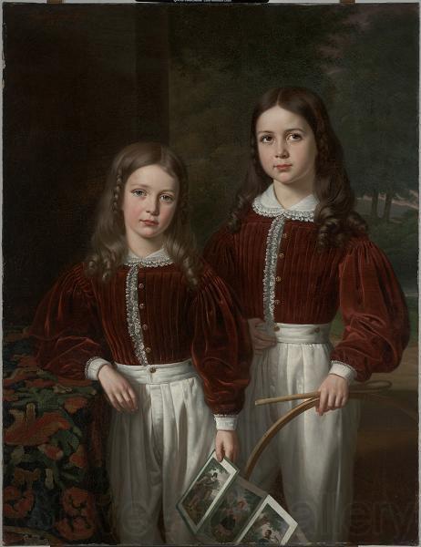 unknow artist Portrait of Two Children, Probably the Sons of M. Almeric Berthier, comte de LaSalle